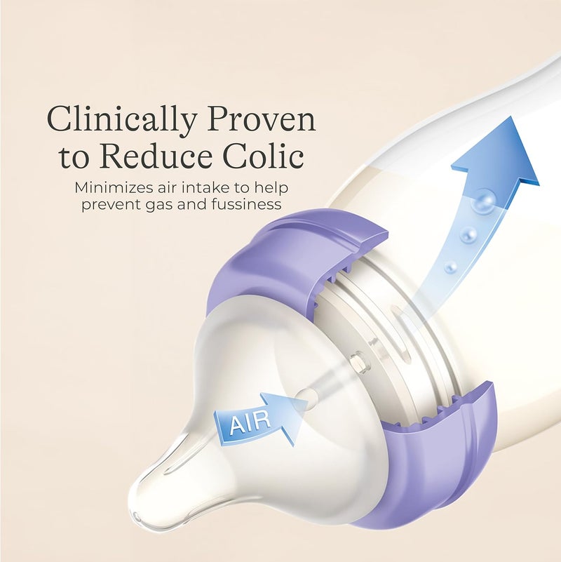 Lansinoh Anti-Colic Baby Bottle for Breastfeeding Babies, 5 Ounces, 1 Count - Image 5